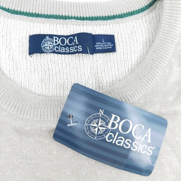 NWT Boca Classics Women's Sweater Size Large - Picture 7 of 7